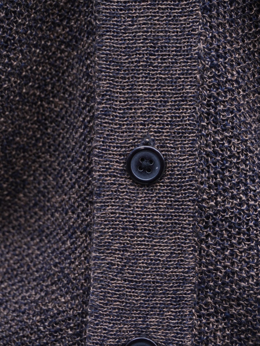 KOMOREBI CARDIGAN[INDIGO×MUD MELANGE] | 1LDK (ワンエルディーケー