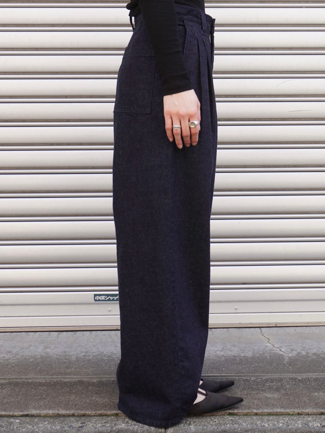 2TUCKS WIDE DENIM [INDIGO] | 1LDK (ワンエルディーケー) 公式サイト