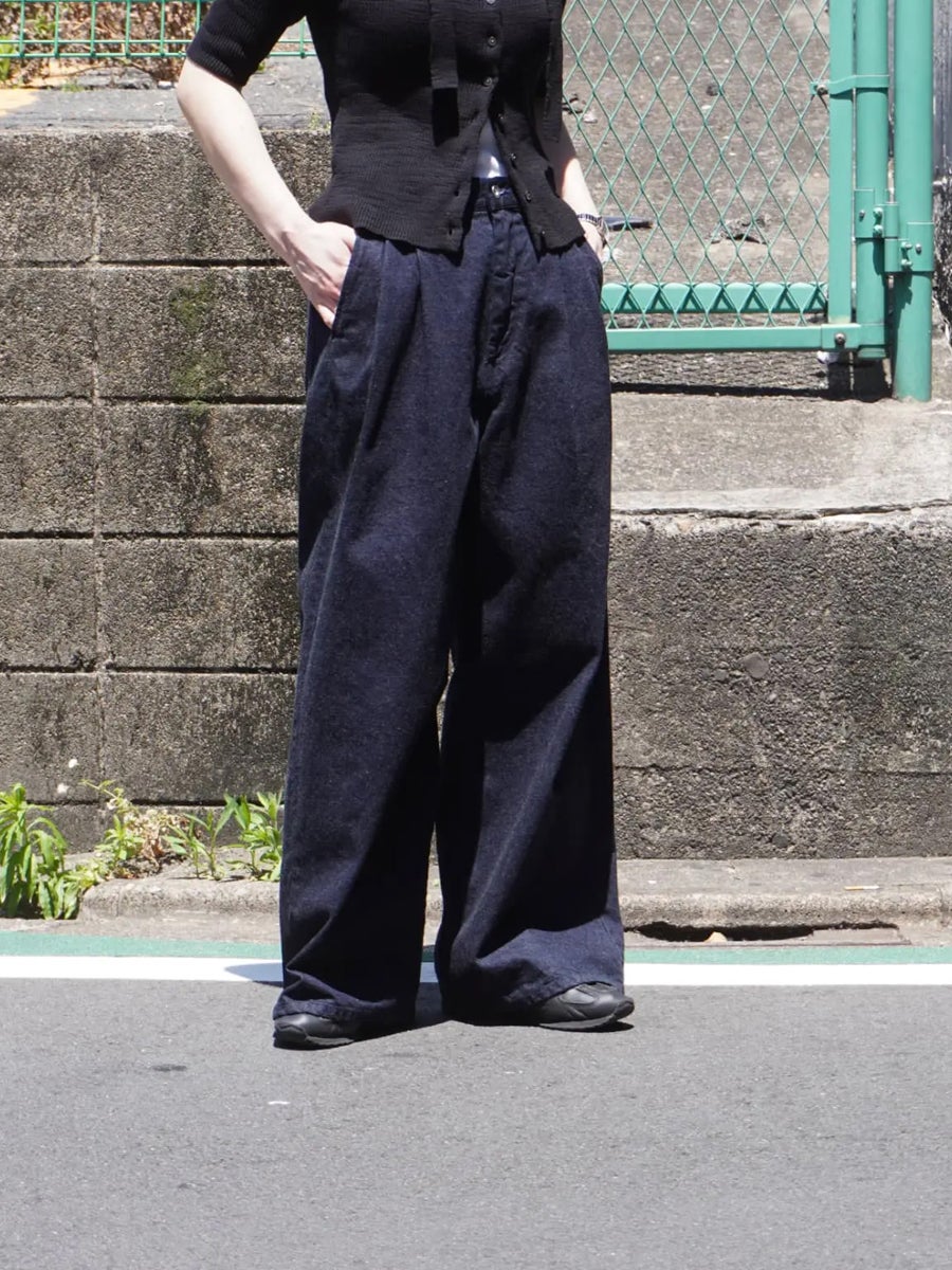 2TUCKS WIDE DENIM [INDIGO] | 1LDK (ワンエルディーケー) 公式サイト