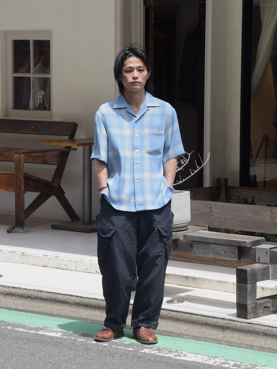 OPEN COLLOR S/S SHIRTS[BLUE] | 1LDK (ワンエルディーケー) 公式サイト