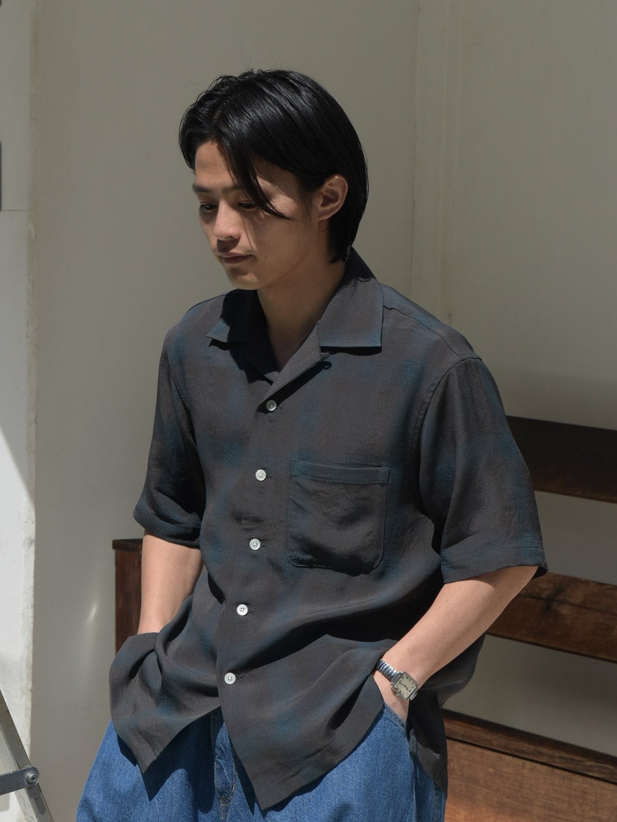 OPEN COLLOR S/S SHIRTS[BROWN] | 1LDK (ワンエルディーケー) 公式サイト