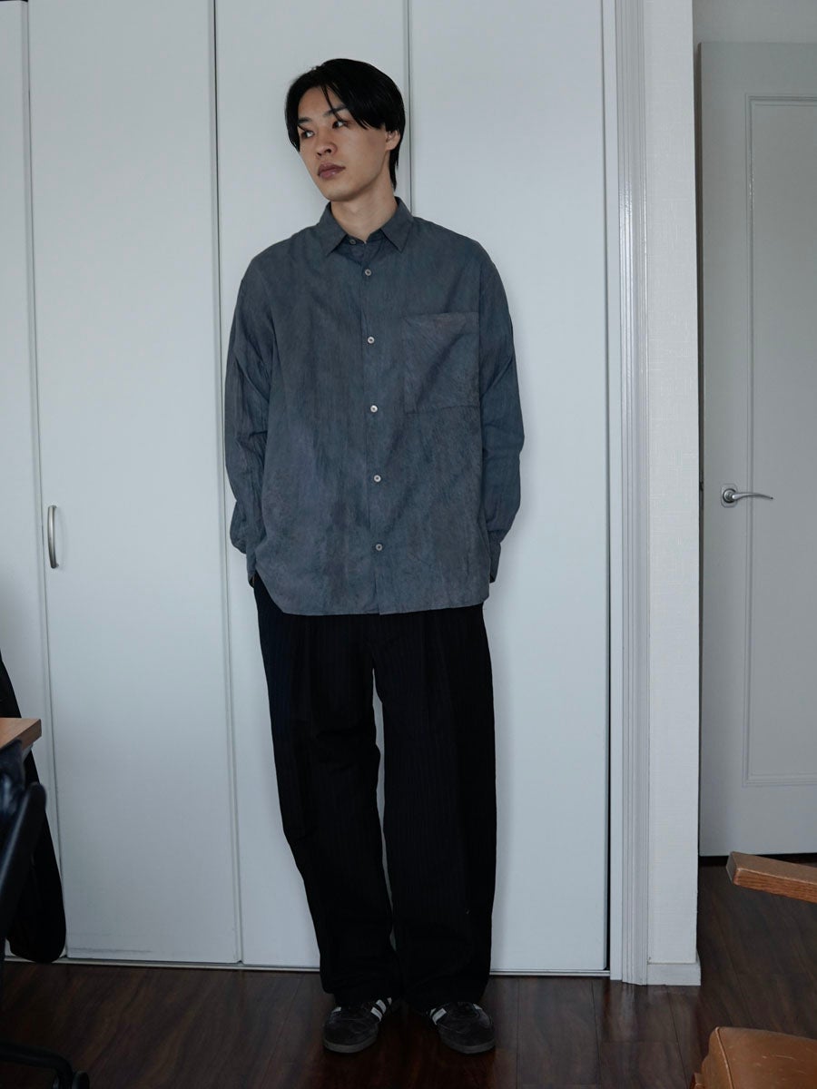 ETERNAL SHIRT[PLUM × INDIGO MUD SPLASH] | 1LDK (ワンエルディーケー