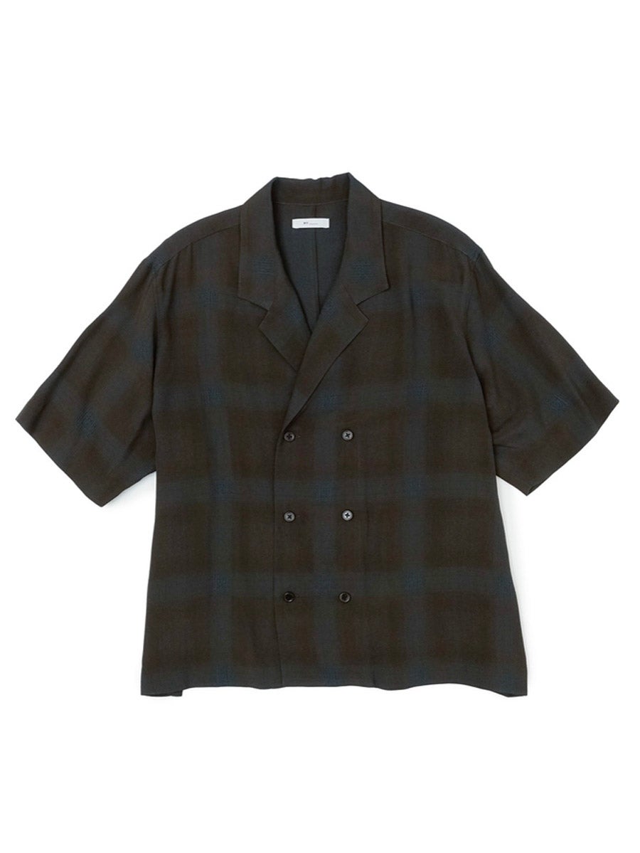 CHECK JACQUARD SHIRT S/S[BROWN] | 1LDK (ワンエルディーケー) 公式サイト
