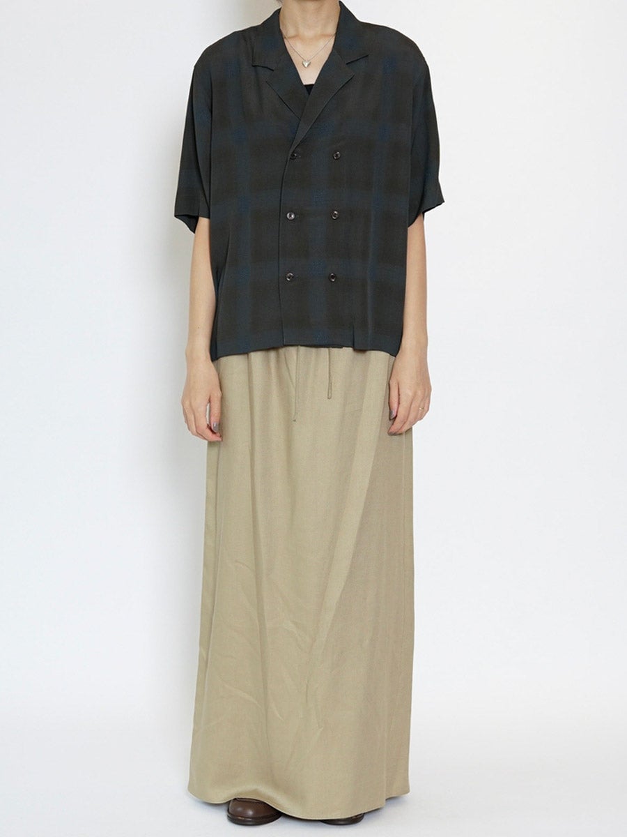 CHECK JACQUARD SHIRT S/S[BROWN] | 1LDK (ワンエルディーケー) 公式サイト