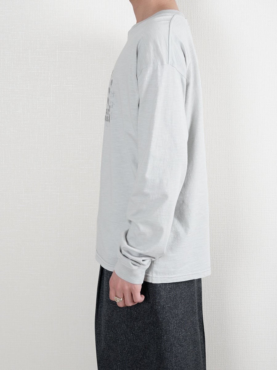 long-sleeved t-shirt[PEARL GREY] | 1LDK (ワンエルディーケー) 公式