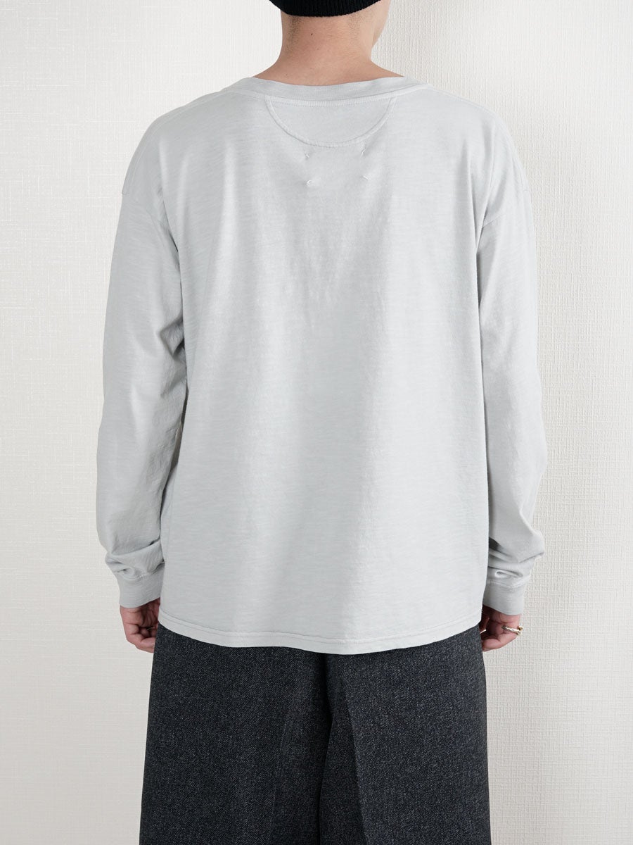 long-sleeved t-shirt[PEARL GREY] | 1LDK (ワンエルディーケー) 公式