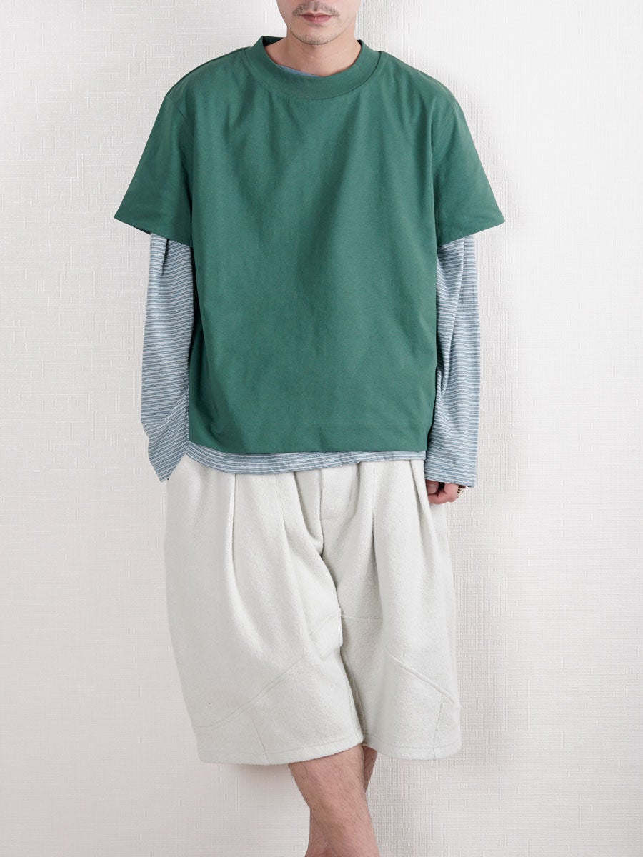 Reversible Tee[Green×Blue] | 1LDK (ワンエルディーケー) 公式サイト