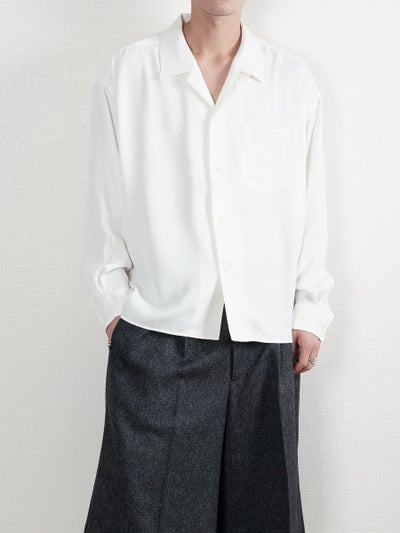 OPEN COLLAR SHIRT[OFF WHITE] | 1LDK (ワンエルディーケー) 公式サイト