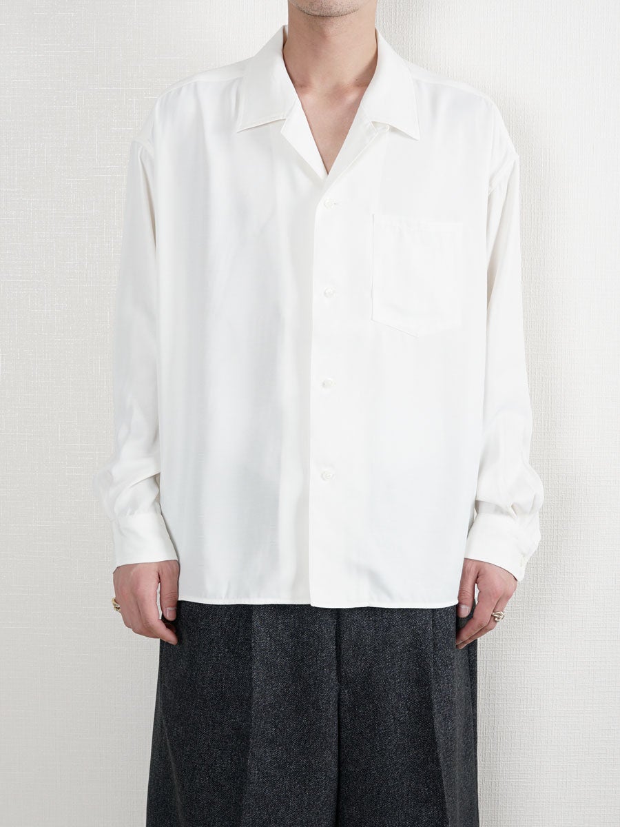 OPEN COLLAR SHIRT[OFF WHITE] | 1LDK (ワンエルディーケー) 公式サイト