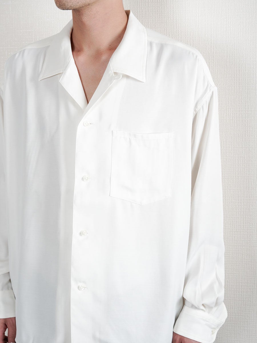 MEER.完売品OPEN COLLAR SHIRT ホワイト OPEN COLLAR SHIRT[OFF WHITE] | 1LDK (ワンエルディーケー) 公式サイト