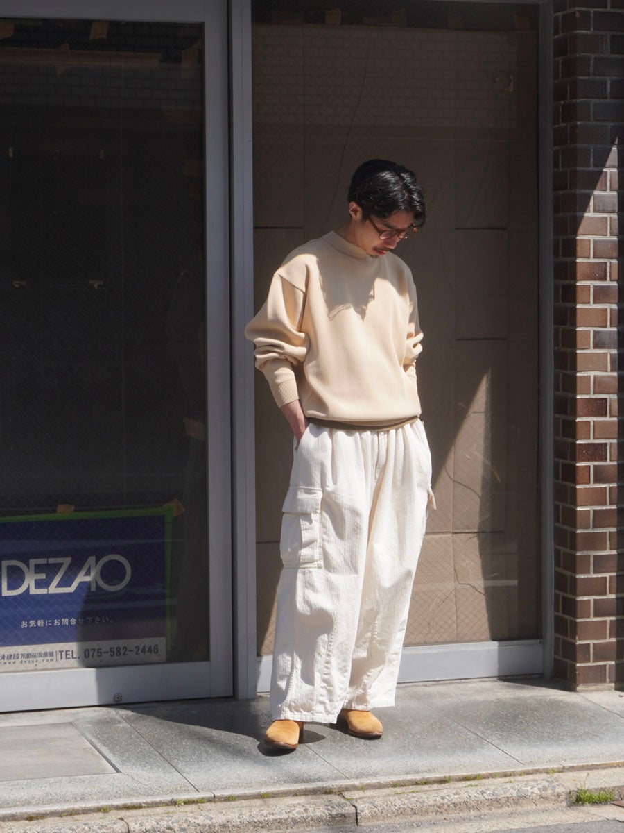 DISTRESSED EFFECT COTTON CREW P/O[OOLITE] | 1LDK (ワンエルディー