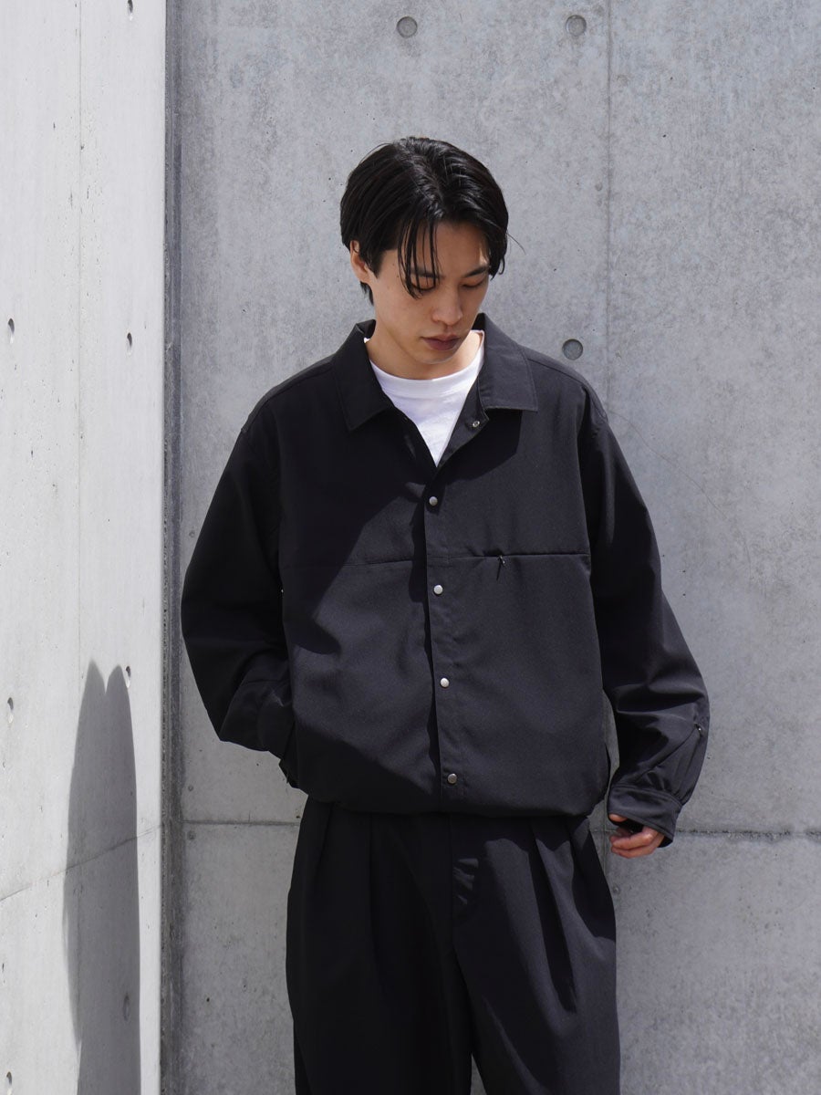 SHIRT JACKET[BLACK] | 1LDK (ワンエルディーケー) 公式サイト