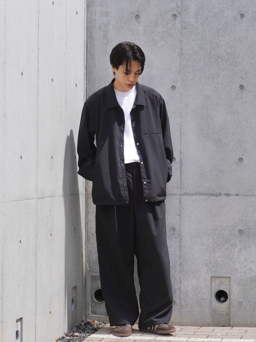 ADJUSTABLE WIDE PANTS[BLACK] | 1LDK (ワンエルディーケー) 公式サイト