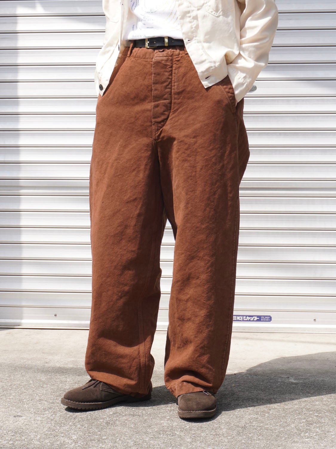 Cotton Hemp Wide Pants[BROWN] | 1LDK (ワンエルディーケー) 公式サイト