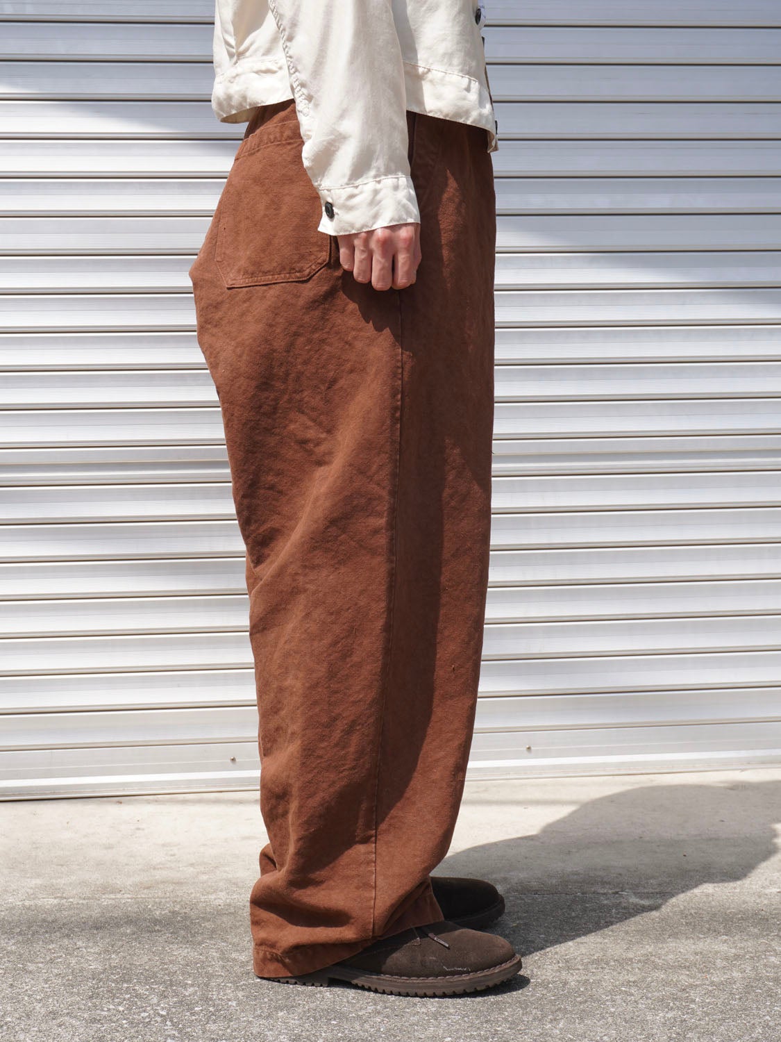 Cotton Hemp Wide Pants[BROWN] | 1LDK (ワンエルディーケー) 公式サイト