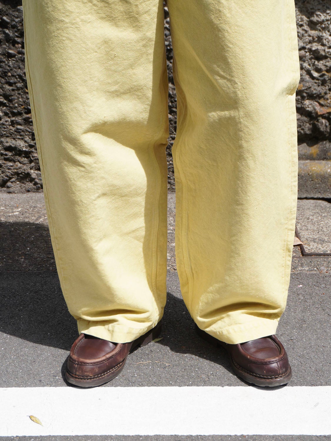 rehellinen　 paff pants　アイボリー Cotton Hemp Wide Pants[BUTTER] | 1LDK (ワンエルディーケー) 公式サイト