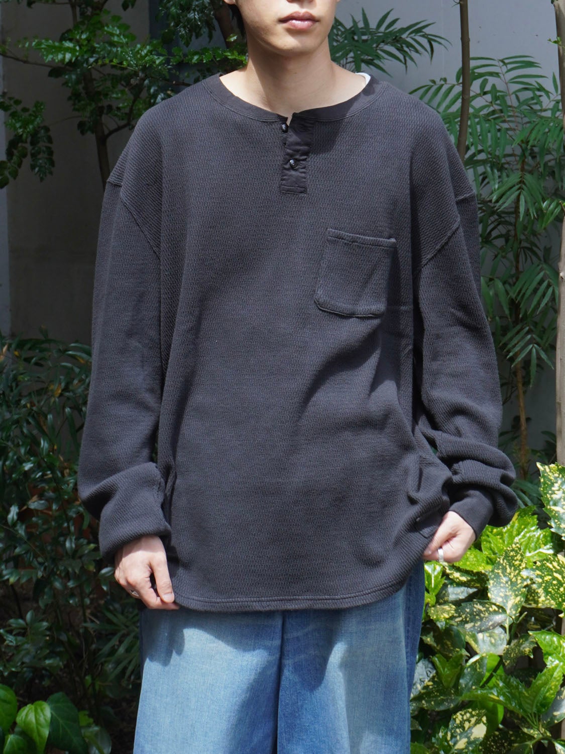 Big Thermal Shirt Henry[BLACK] | 1LDK (ワンエルディーケー) 公式サイト
