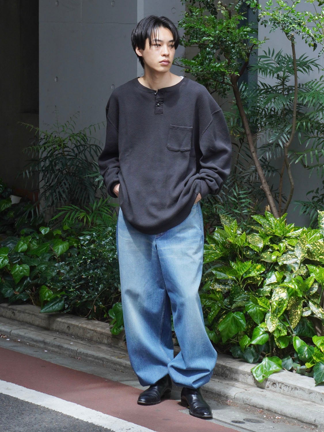 Big Thermal Shirt Henry[BLACK] | 1LDK (ワンエルディーケー) 公式サイト