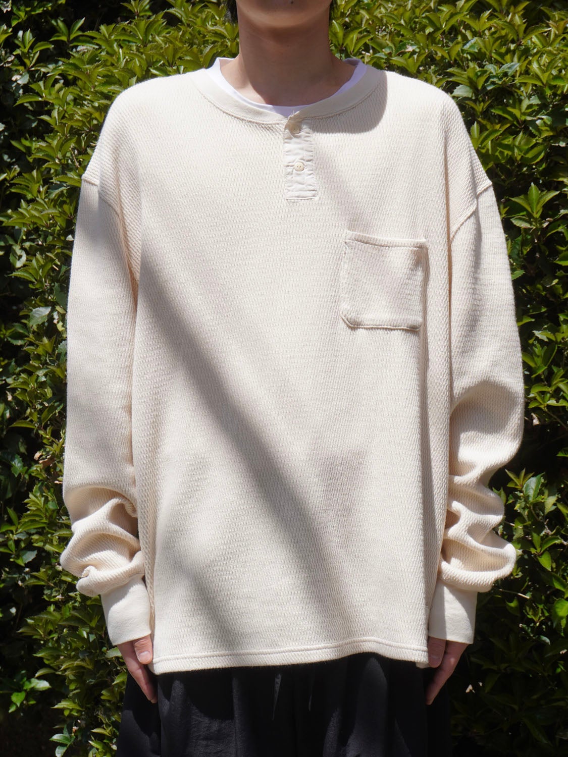 Big Thermal Shirt Henry[WHITE] | 1LDK (ワンエルディーケー) 公式サイト