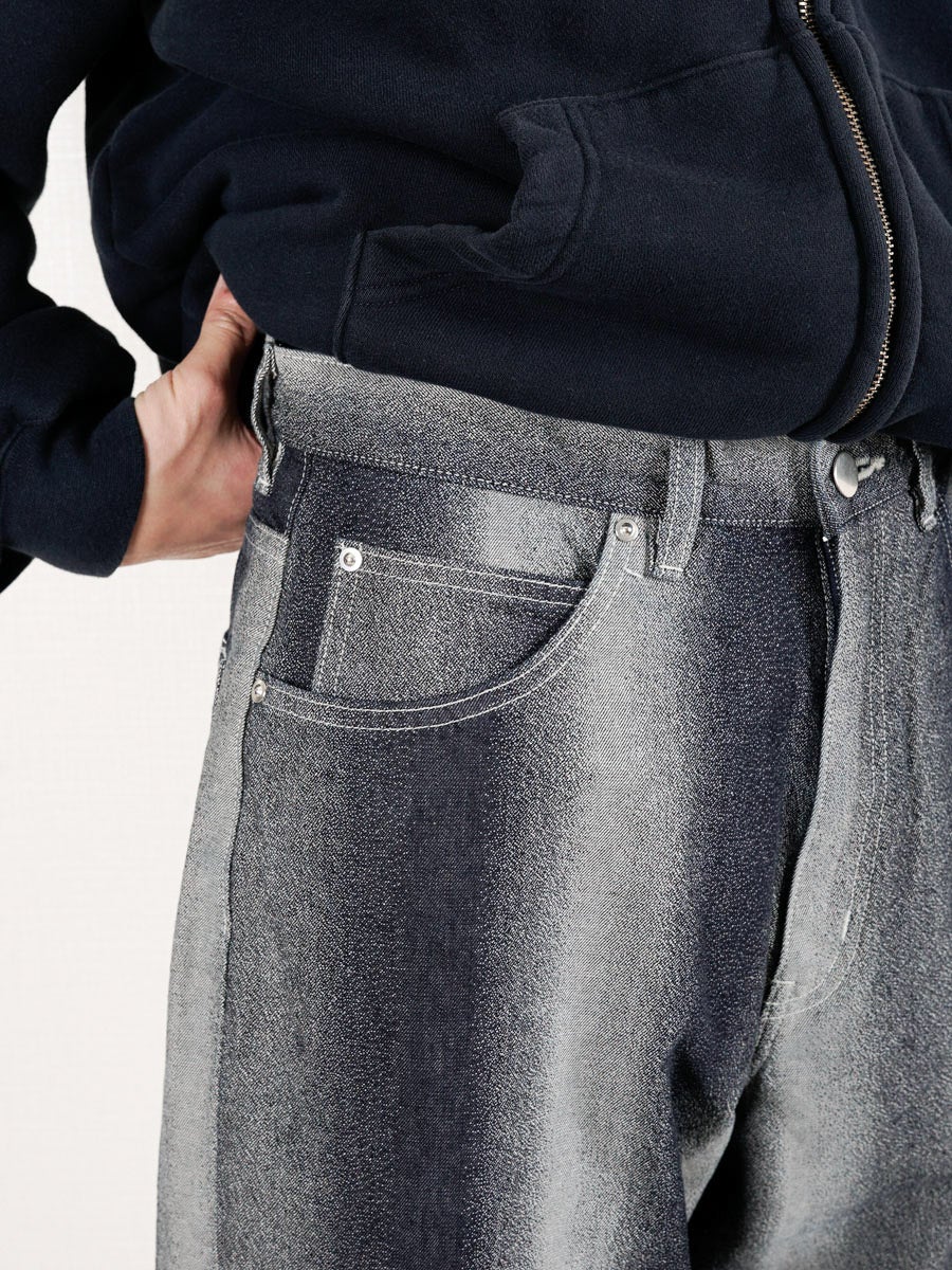 GRADATION DENIM PANTS (BAGGY)[INDIGO] | 1LDK (ワンエルディーケー