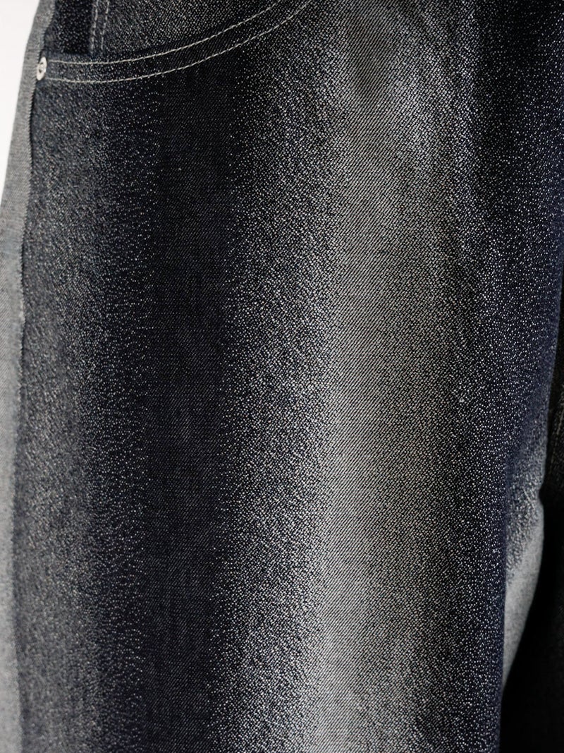 REVERBERATE GRID DENIM PANTS - BUGGY. REVERBERATE - GRADATION 