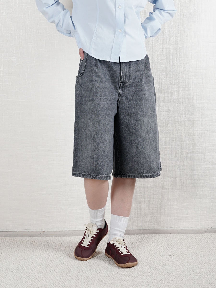 パンツ rivet shorts stone washed Rivet Shorts[Stonewashed Grey] | 1LDK (ワンエルディーケー) 公式サイト