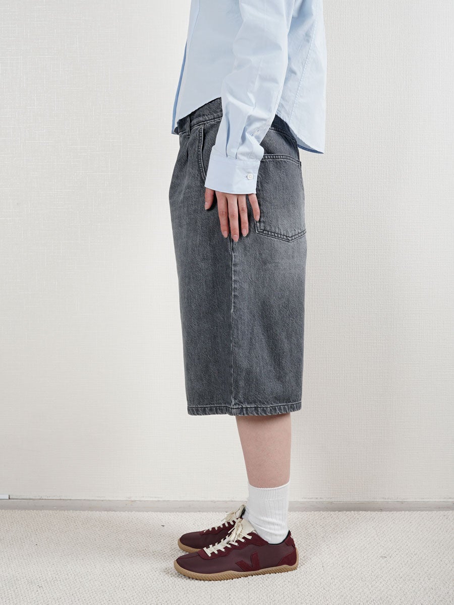 Rivet Shorts[Stonewashed Grey] | 1LDK (ワンエルディーケー) 公式サイト