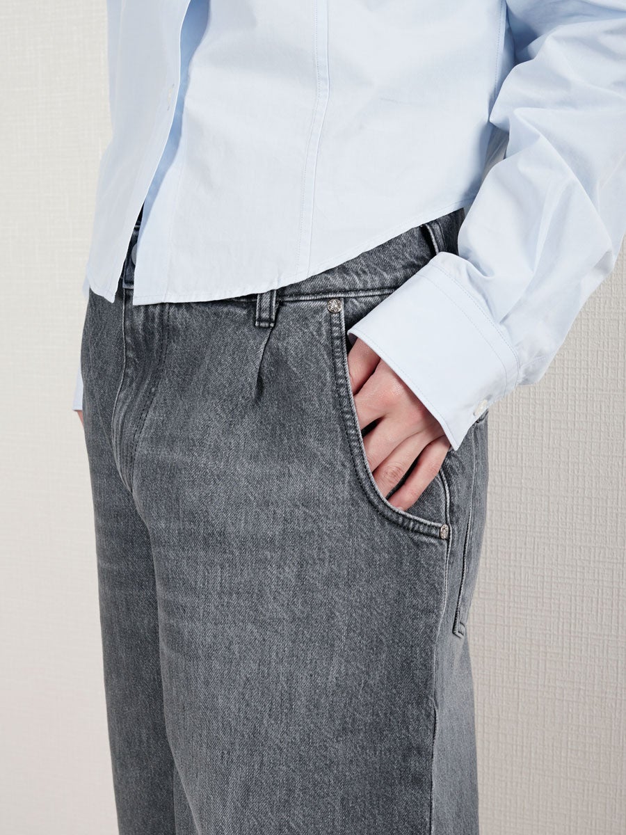 Rivet Shorts[Stonewashed Grey] | 1LDK (ワンエルディーケー) 公式サイト