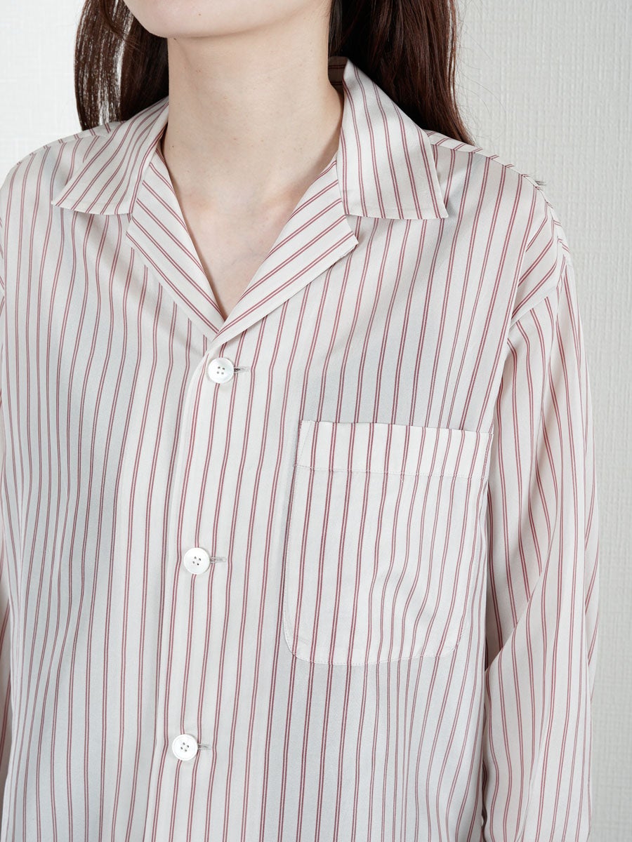 ACETATE CUPRA STRIPE PAJAMA SH[RED] | 1LDK (ワンエルディーケー