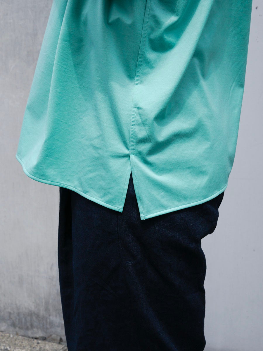 【新品タグ付】Plage アサ volume シャツ グリーン A.PRESSE - アプレッセ 2025 STYLE2 Double Weave Twill Regular