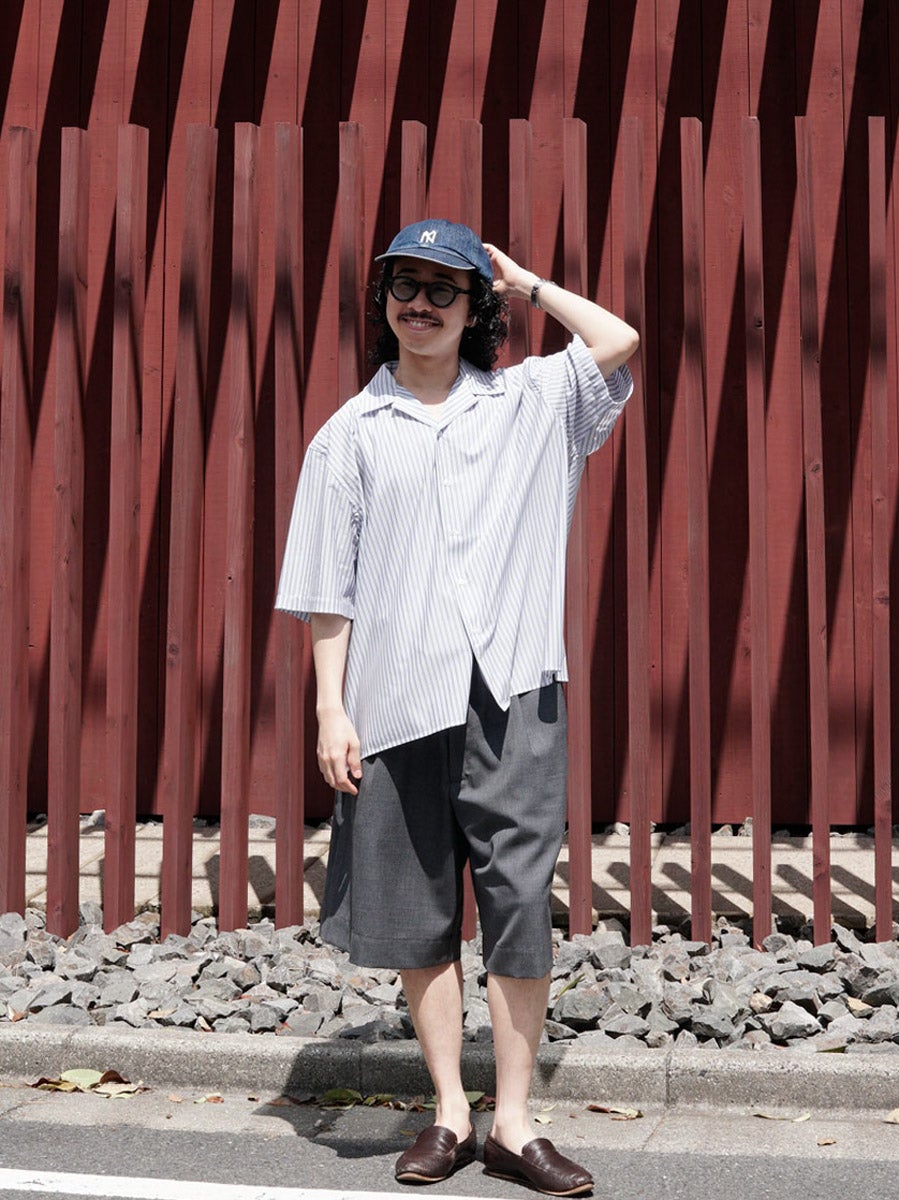 トップス diosama 46G Stripe Ether Shirt[SAX] | 1LDK (ワンエルディーケー) 公式サイト