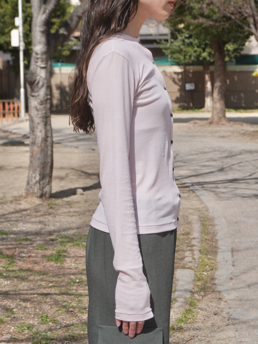Twisted Cotton Cardigan[PINK] | 1LDK (ワンエルディーケー) 公式サイト