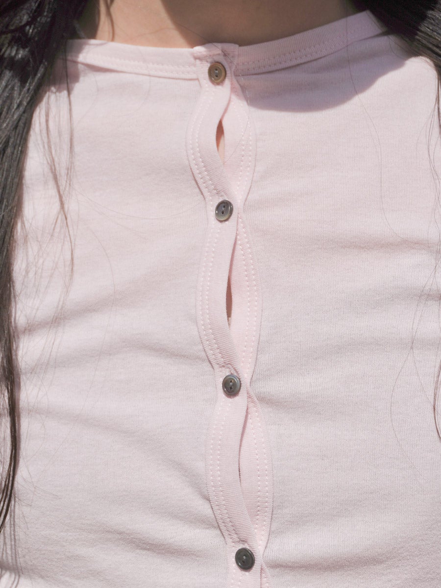 Twisted Cotton Cardigan[PINK] | 1LDK (ワンエルディーケー) 公式サイト