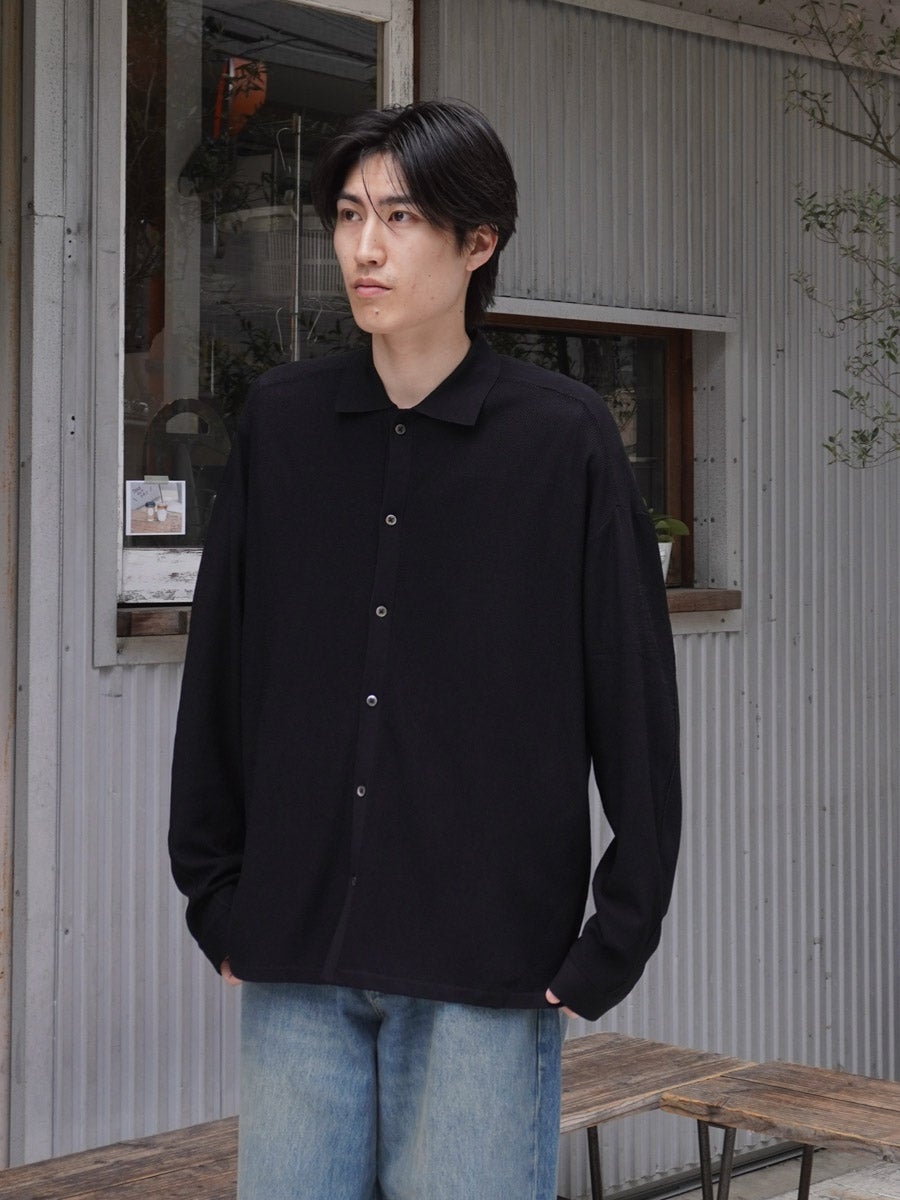 KNIT SHIRT[Black] | 1LDK (ワンエルディーケー) 公式サイト
