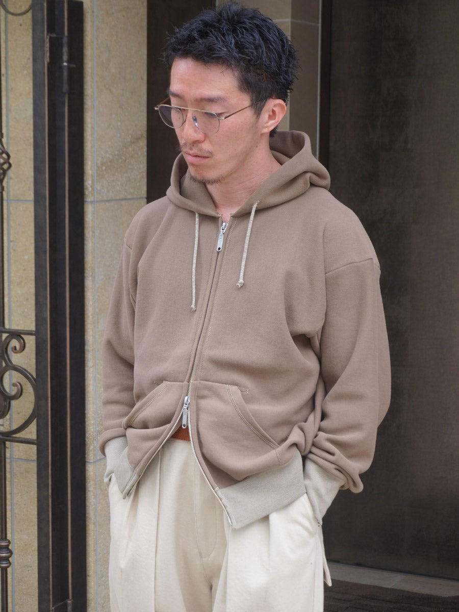 値下げしました！ 1LDK MY_ FULL ZIP SWEAT HOODED FULL ZIP TOP[DARK KHAKI] | 1LDK (ワンエルディーケー) 公式サイト