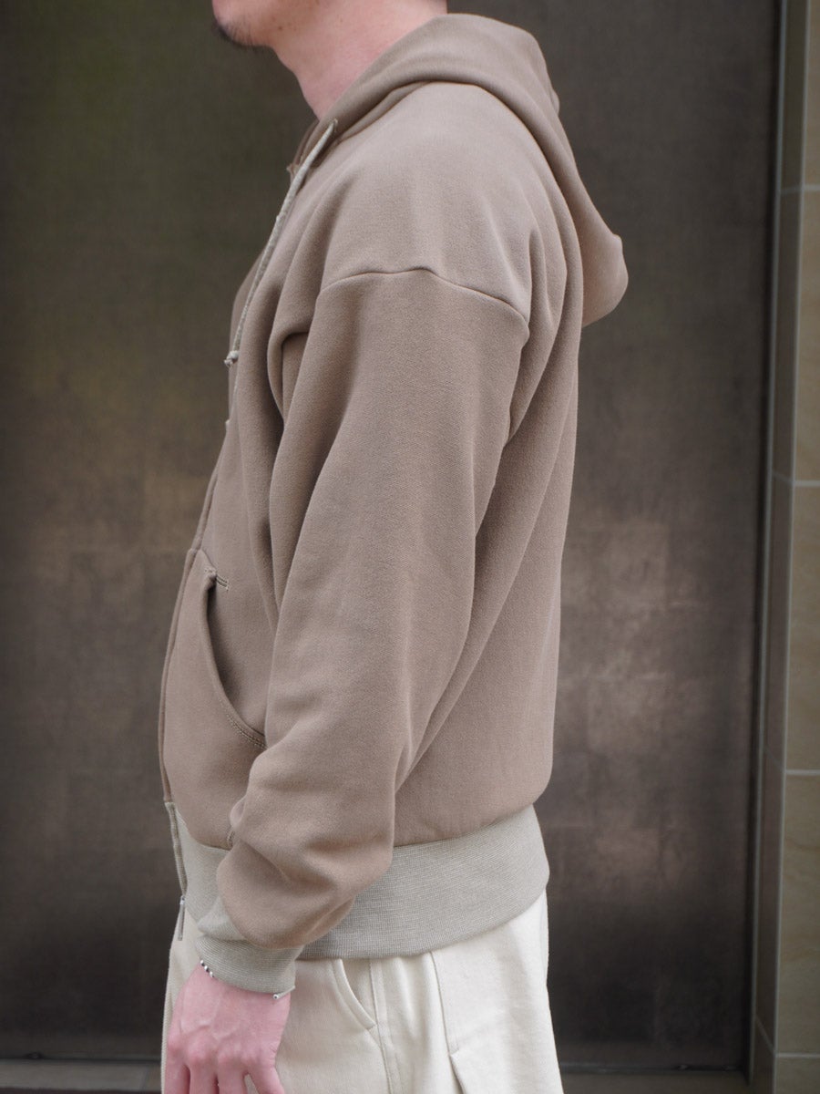 HOODED FULL ZIP TOP[DARK KHAKI] | 1LDK (ワンエルディーケー) 公式サイト