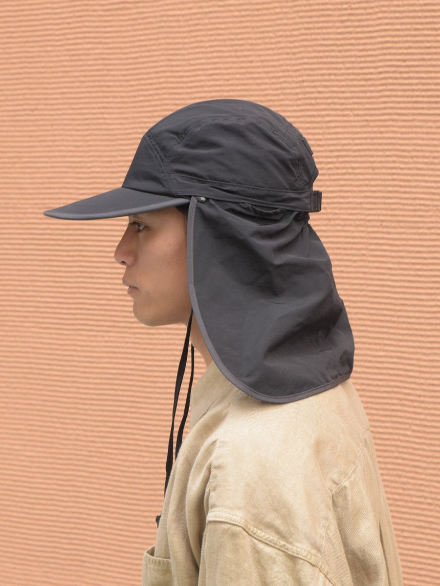 帽子 PWA SOLOR CURTAIN CAP Sunshade Cap[BLACK] | 1LDK (ワンエルディーケー) 公式サイト