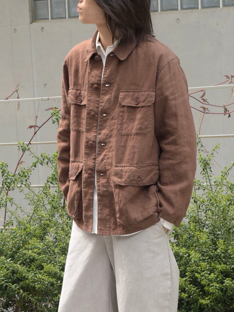 Safari Shirt Jacket[BROWN] | 1LDK (ワンエルディーケー) 公式サイト