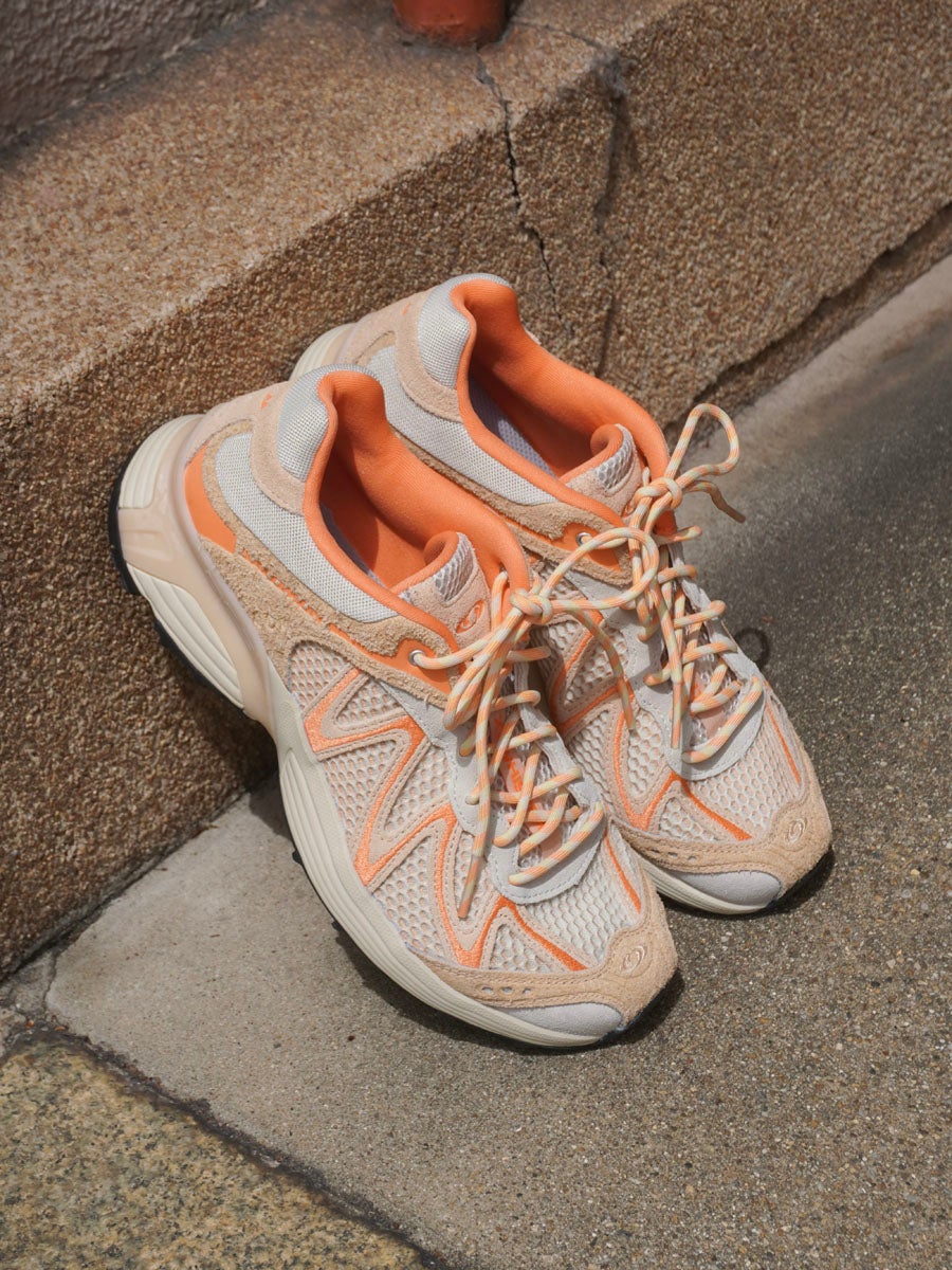 XT-WHISPER EMBROIDERY[Aspargus Green / Almond Cream / Nectarine