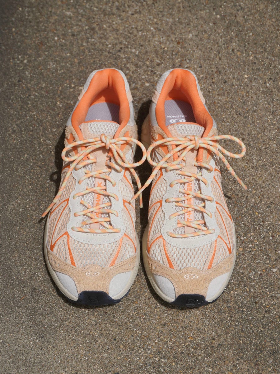 XT-WHISPER EMBROIDERY[Aspargus Green / Almond Cream / Nectarine