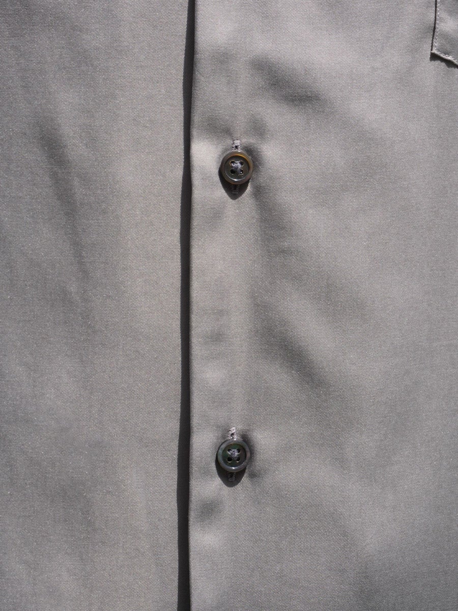 トップス WIRED CUPRO TWILL OVERSIZED OPEN COLLAR SS SHIRT[TAUPE] | 1LDK (ワンエル