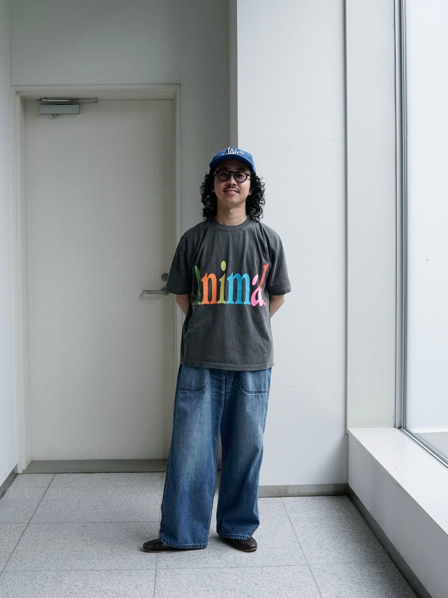 Animals Letter” T-Shirt[BLACK] | 1LDK (ワンエルディーケー) 公式サイト