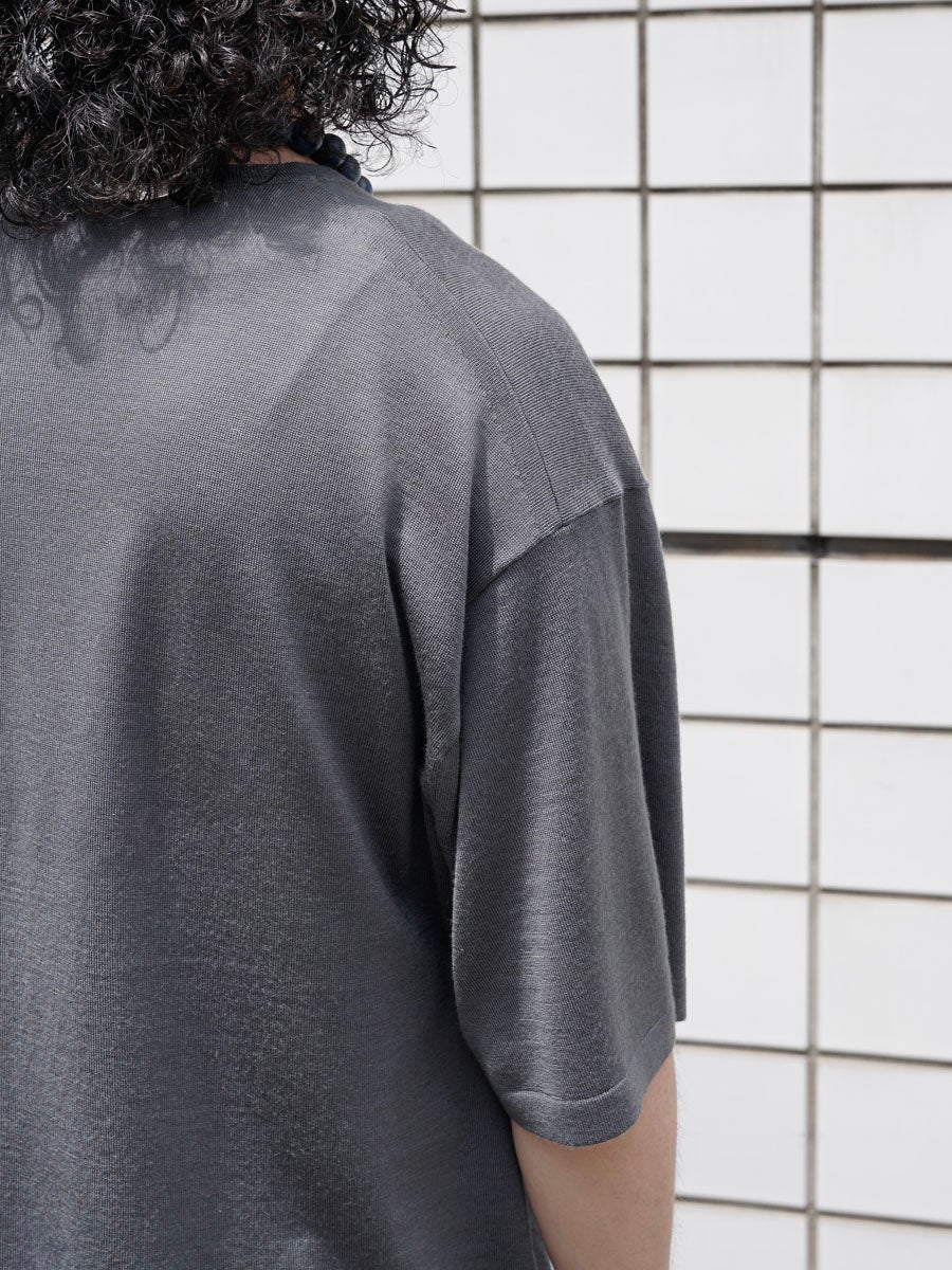SUMMER WOOL BASIC TEE[D.GRAY] | 1LDK (ワンエルディーケー) 公式サイト
