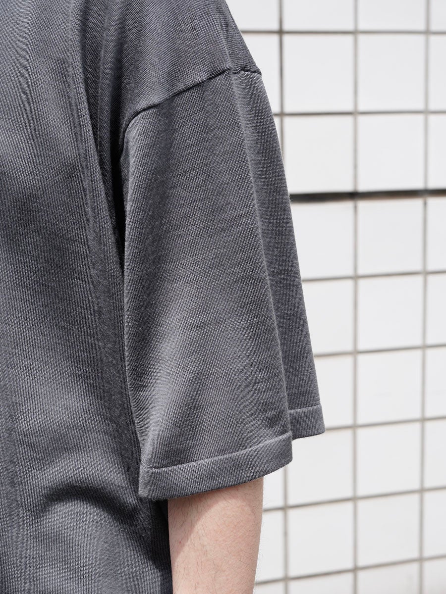 SUMMER WOOL BASIC TEE[D.GRAY] | 1LDK (ワンエルディーケー) 公式サイト