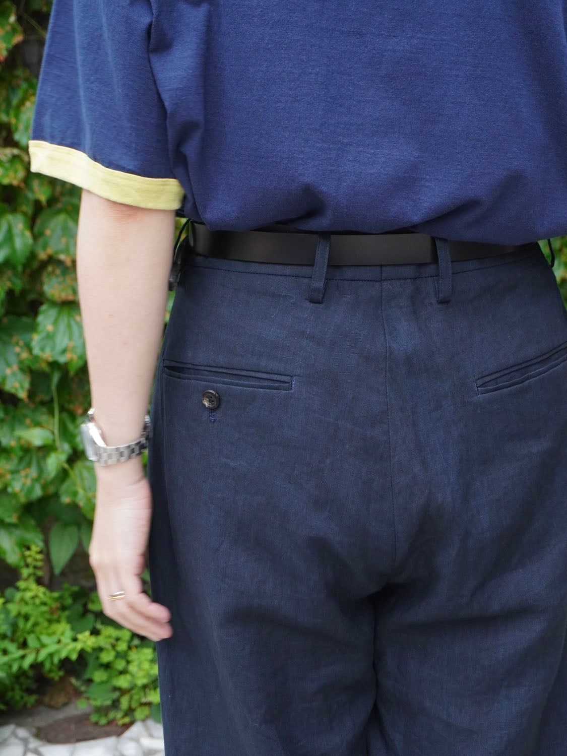 LINEN 1 TUCK PANTS[D.NAVY] | 1LDK (ワンエルディーケー) 公式サイト