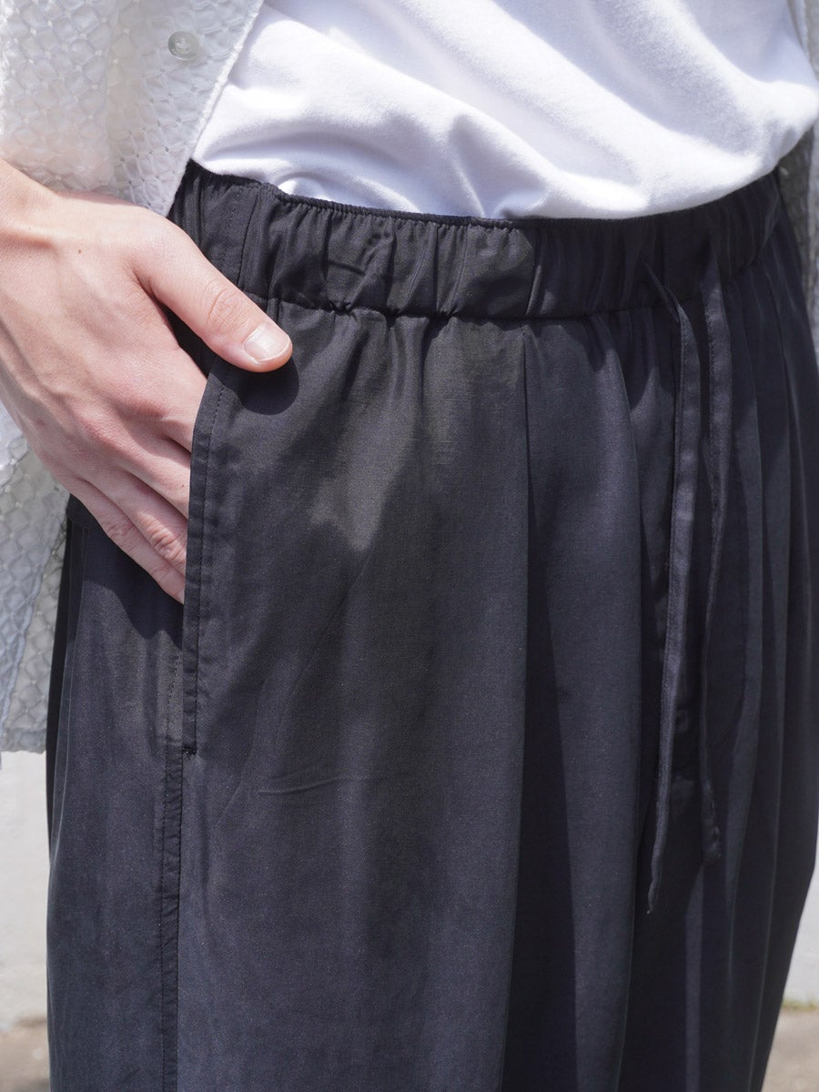 CUPRO EASY PANTS[BLACK] | 1LDK (ワンエルディーケー) 公式サイト