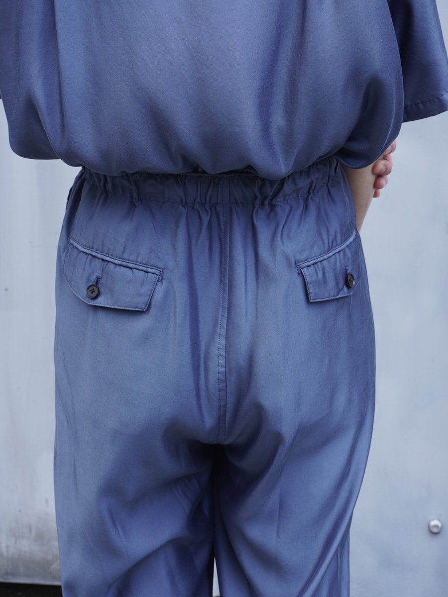 CUPRO EASY PANTS[DUSTY BLUE] | 1LDK (ワンエルディーケー) 公式サイト