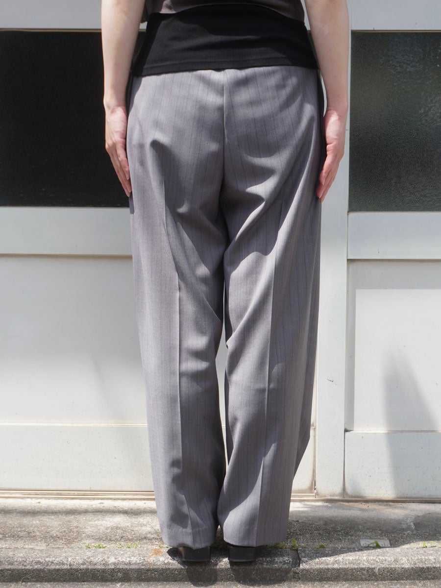 T/W tropical tuck trouser[GRAY] | 1LDK (ワンエルディーケー) 公式サイト