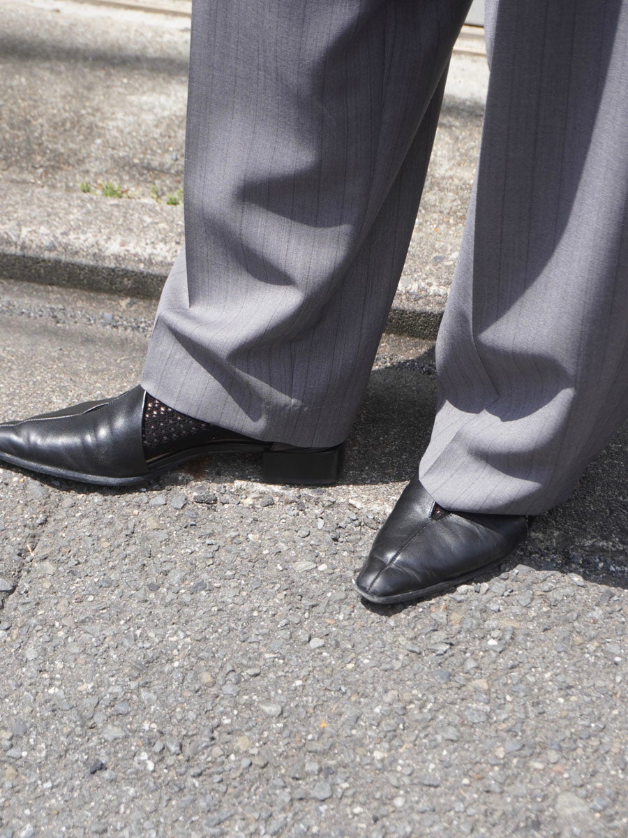 T/W tropical tuck trouser[GRAY] | 1LDK (ワンエルディーケー) 公式サイト