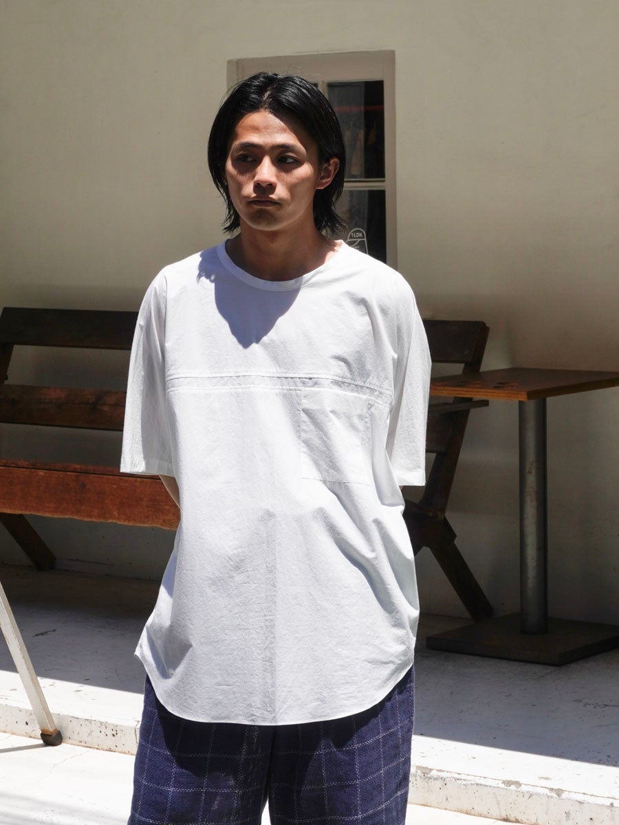 WOVEN Dolman Sleeve TEE[WHITE] | 1LDK (ワンエルディーケー) 公式サイト